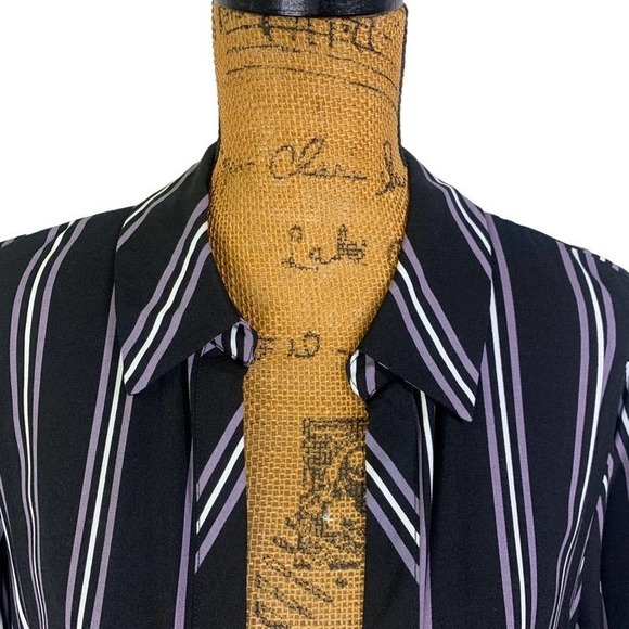 TORRID Open Front Challis Striped Maxi Kimono Duster - Picture 6 of 16